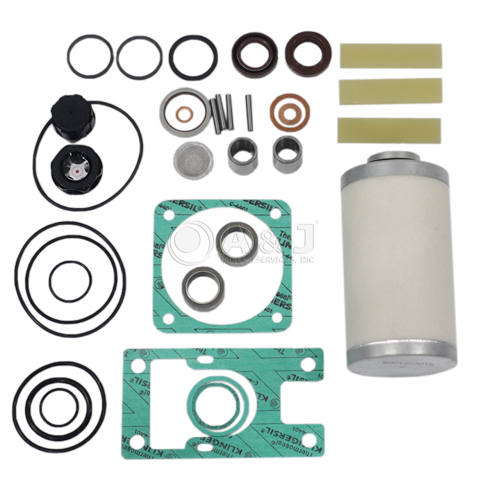 New Busch R5 Series 0012 and 0021 Rotary Vane Vacuum Pump Overhaul Kit with  Exhaust Filters, BMKF004