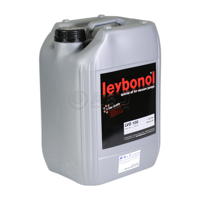 New Leybold Leybonol LVO 100 Mineral Vacuum Pump Oil, 20 Liter, L10020,  Leybold LVO100 replacement for HE200 oil Leybold Pump Oil